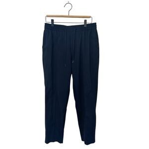 Topman Elastic Tie Waist Pleated Front Pant Navy Men’s Size 32S